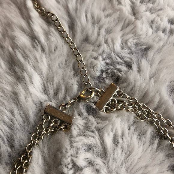 Turquoise color bead triple strand necklace - Picture 3 of 3